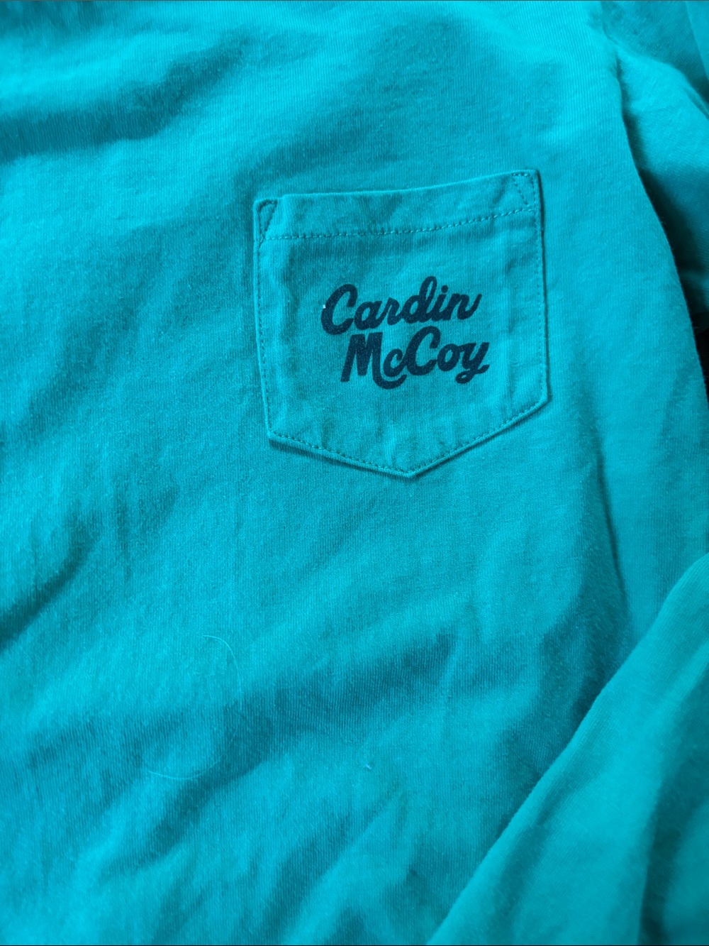Cardin McCoy Children's Long-Sleeve Pocket Tee in Gray and Green-Casual Size 6/7 - Picture 2 of 10